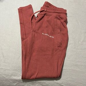 Alphalete Burgundy Joggers
